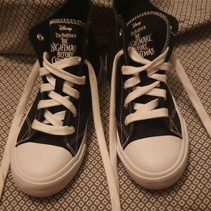 Disney Black and White High-Top Sneakers